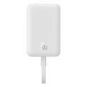 Powerbank Baseus Magnetic Mini MagSafe 10000mAh 30W z wbudowanym kablem USB-C - biały + kabel Baseus Simple Series USB-C - USB-C Baseus