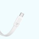Powerbank Baseus Magnetic Mini MagSafe 10000mAh 30W z wbudowanym kablem USB-C - biały + kabel Baseus Simple Series USB-C - USB-C Baseus