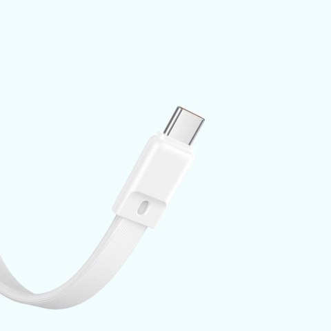 Powerbank Baseus Magnetic Mini MagSafe 10000mAh 30W z wbudowanym kablem USB-C - biały + kabel Baseus Simple Series USB-C - USB-C Baseus