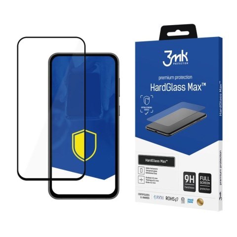 Szkło 9H 3mk HardGlass Max™ na Samsung Galaxy S23 FE 3mk Protection