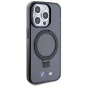 Etui BMW Ring Stand M Collection MagSafe na iPhone 15 Pro - czarne BMW