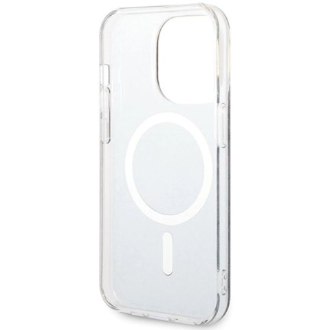 Etui Guess IML 4G MagSafe na iPhone 15 Pro - czarne Guess