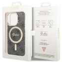 Etui Guess IML 4G MagSafe na iPhone 15 Pro - czarne Guess