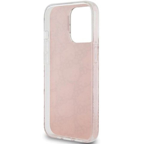 Etui Hello Kitty IML Gradient Electrop Crowded Kitty Head na iPhone 13 Pro / 13 - różowe Hello Kitty