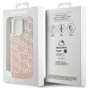 Etui Hello Kitty IML Gradient Electrop Crowded Kitty Head na iPhone 13 Pro Max - różowe Hello Kitty