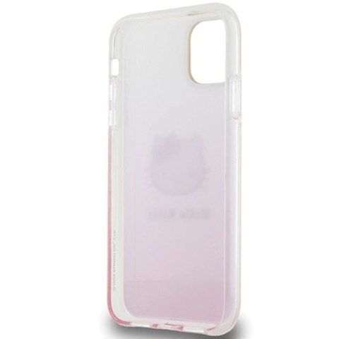 Etui Hello Kitty IML Gradient Electrop Kitty Head na iPhone 11 / Xr - różowe Hello Kitty