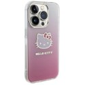 Etui Hello Kitty IML Gradient Electrop Kitty Head na iPhone 15 Pro Max - różowe Hello Kitty