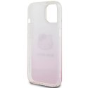Etui Hello Kitty IML Gradient Electrop Kitty Head na iPhone 15 - różowe Hello Kitty