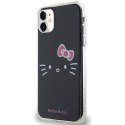Etui Hello Kitty IML Kitty Face na iPhone 11 / Xr - czarne Hello Kitty
