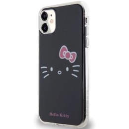 Etui Hello Kitty IML Kitty Face na iPhone 11 / Xr - czarne Hello Kitty