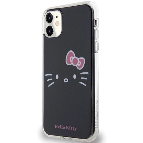 Etui Hello Kitty IML Kitty Face na iPhone 11 / Xr - czarne Hello Kitty