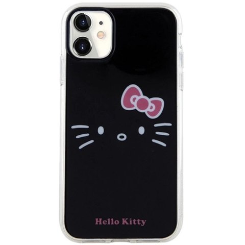 Etui Hello Kitty IML Kitty Face na iPhone 11 / Xr - czarne Hello Kitty