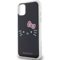 Etui Hello Kitty IML Kitty Face na iPhone 11 / Xr - czarne Hello Kitty