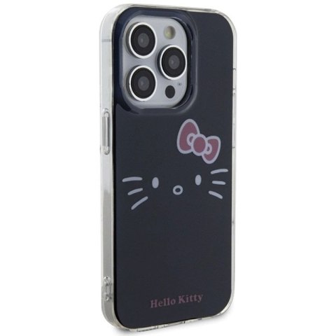 Etui Hello Kitty IML Kitty Face na iPhone 13 Pro / 13 - czarne Hello Kitty