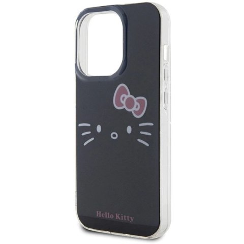 Etui Hello Kitty IML Kitty Face na iPhone 13 Pro / 13 - czarne Hello Kitty