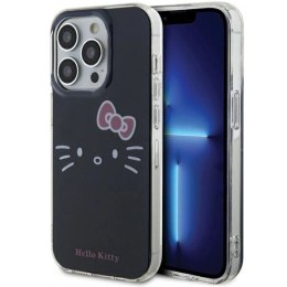 Etui Hello Kitty IML Kitty Face na iPhone 13 Pro Max - czarne Hello Kitty