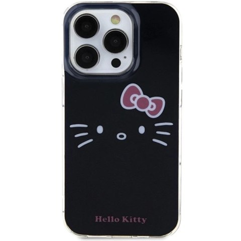 Etui Hello Kitty IML Kitty Face na iPhone 14 Pro Max - czarne Hello Kitty