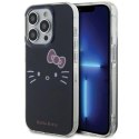 Etui Hello Kitty IML Kitty Face na iPhone 14 Pro - czarne Hello Kitty