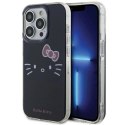 Etui Hello Kitty IML Kitty Face na iPhone 15 Pro Max - czarne Hello Kitty