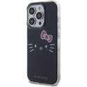 Etui Hello Kitty IML Kitty Face na iPhone 15 Pro Max - czarne Hello Kitty