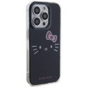 Etui Hello Kitty IML Kitty Face na iPhone 15 Pro Max - czarne Hello Kitty