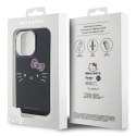 Etui Hello Kitty IML Kitty Face na iPhone 15 Pro Max - czarne Hello Kitty