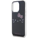 Etui Hello Kitty IML Kitty Face na iPhone 15 Pro - czarne Hello Kitty