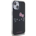 Etui Hello Kitty IML Kitty Face na iPhone 15 - czarne Hello Kitty