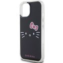 Etui Hello Kitty IML Kitty Face na iPhone 15 - czarne Hello Kitty