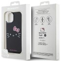 Etui Hello Kitty IML Kitty Face na iPhone 15 - czarne Hello Kitty