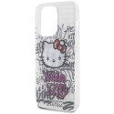 Etui Hello Kitty IML Kitty On Bricks Graffiti na iPhone 13 Pro Max - białe Hello Kitty
