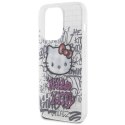Etui Hello Kitty IML Kitty On Bricks Graffiti na iPhone 14 Pro - białe Hello Kitty