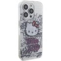 Etui Hello Kitty IML Kitty On Bricks Graffiti na iPhone 15 Pro Max - białe Hello Kitty
