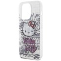 Etui Hello Kitty IML Kitty On Bricks Graffiti na iPhone 15 Pro Max - białe Hello Kitty