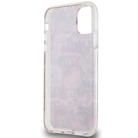 Etui Hello Kitty IML Tags Graffiti na iPhone 11 / Xr - różowe Hello Kitty
