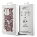 Etui Hello Kitty IML Tags Graffiti na iPhone 13 Pro Max - różowe Hello Kitty