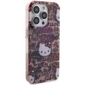 Etui Hello Kitty IML Tags Graffiti na iPhone 14 Pro - różowe Hello Kitty
