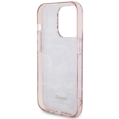 Etui Hello Kitty IML Tags Graffiti na iPhone 15 Pro - różowe Hello Kitty
