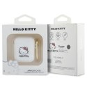 Etui Hello Kitty Silicone 3D Kitty Head na AirPods 1/2 - białe Hello Kitty
