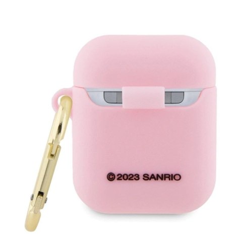 Etui Hello Kitty Silicone 3D Kitty Head na AirPods 1/2 - różowe Hello Kitty