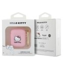 Etui Hello Kitty Silicone 3D Kitty Head na AirPods 1/2 - różowe Hello Kitty