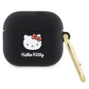 Etui Hello Kitty Silicone 3D Kitty Head na AirPods 3 - czarne Hello Kitty