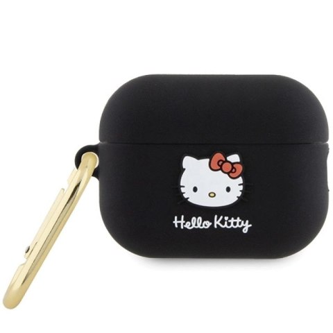 Etui Hello Kitty Silicone 3D Kitty Head na AirPods Pro 2 (2022/2023) - czarne Hello Kitty