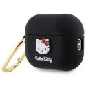 Etui Hello Kitty Silicone 3D Kitty Head na AirPods Pro 2 (2022/2023) - czarne Hello Kitty