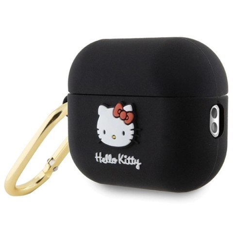 Etui Hello Kitty Silicone 3D Kitty Head na AirPods Pro 2 (2022/2023) - czarne Hello Kitty