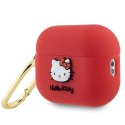 Etui Hello Kitty Silicone 3D Kitty Head na AirPods Pro 2 (2022/2023) - fuksjowe Hello Kitty