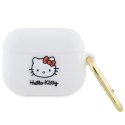 Etui Hello Kitty Silicone 3D Kitty Head na AirPods Pro - białe Hello Kitty