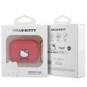 Etui Hello Kitty Silicone 3D Kitty Head na AirPods Pro - fuksjowe Hello Kitty