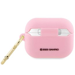 Etui Hello Kitty Silicone 3D Kitty Head na AirPods Pro - różowe Hello Kitty