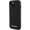 Etui Karl Lagerfeld Quilted K Pattern na iPhone 15 Plus / 14 Plus - czarne Karl Lagerfeld